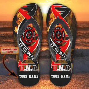 Custom Flip Flops - Firefighter - Fuly 18