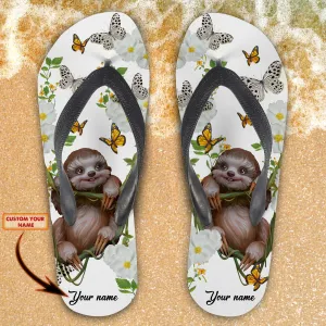 Custom Flip Flops - Sloth - PT97 11