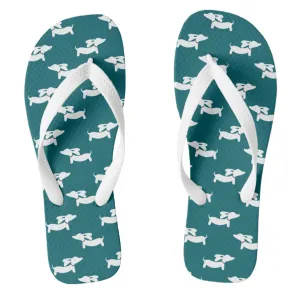 Dachshund Flip Flops Thong Style