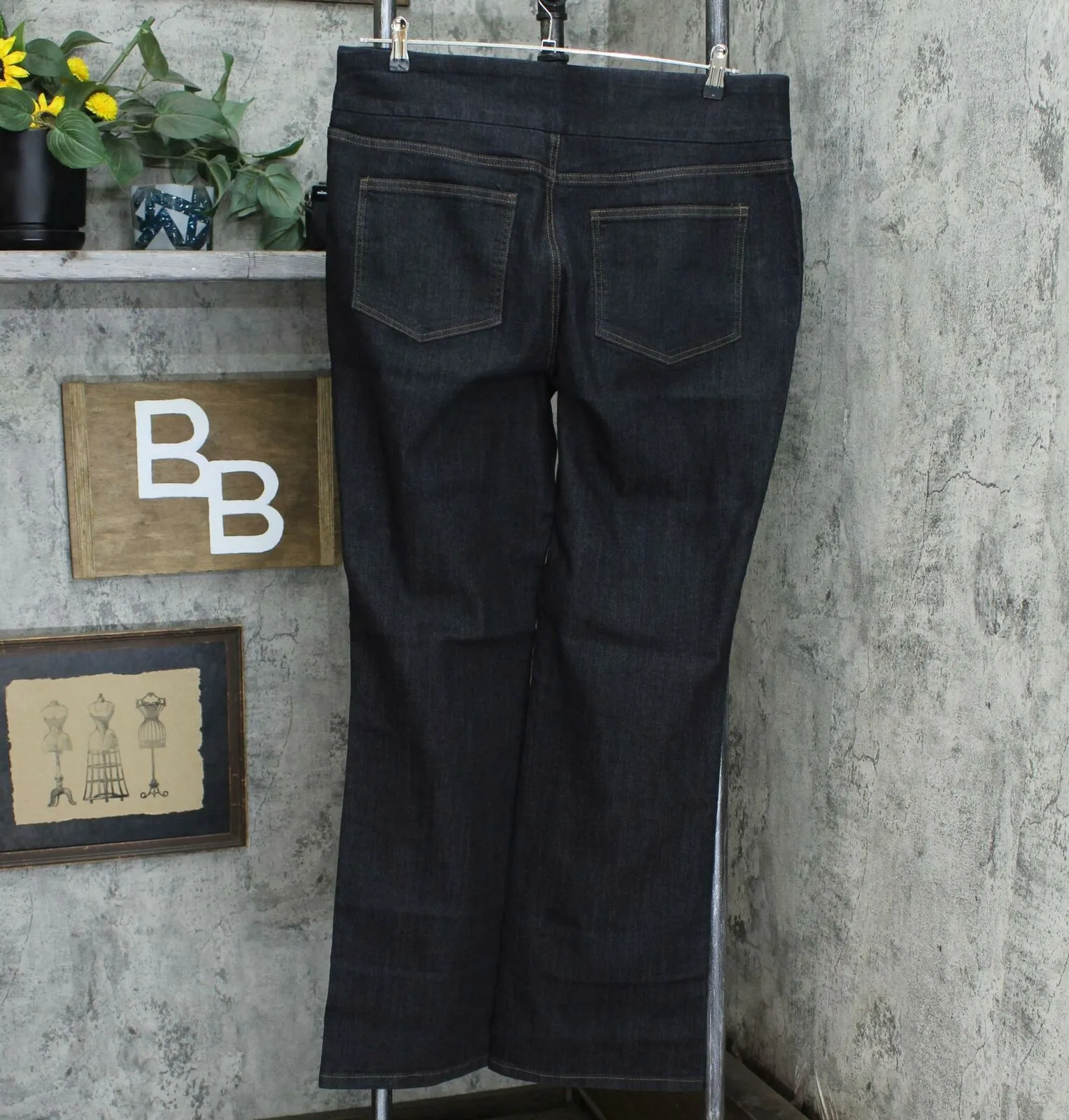 Denim & Co. Plus Tall How Smooth Slightly Bootcut Jeans