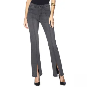 DG2 by Diane Gilman Women's Tall Classic Stretch Boot Cut Jeans With Slit
