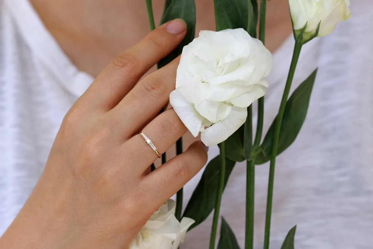 Diamond Cluster Ring