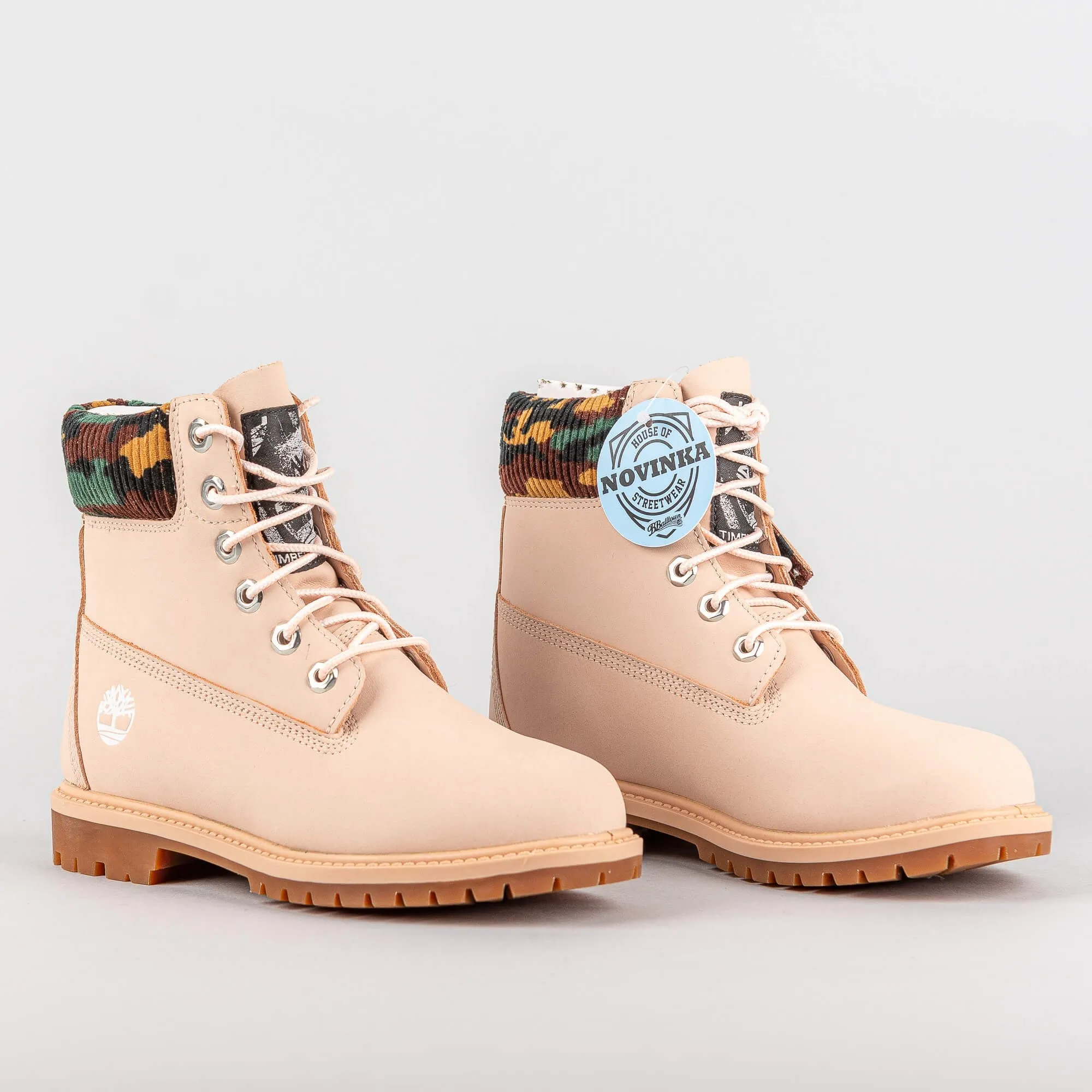 Dámske boty Timberland 6in Heritage Boot Cupsole - WMNS Cameo Rose