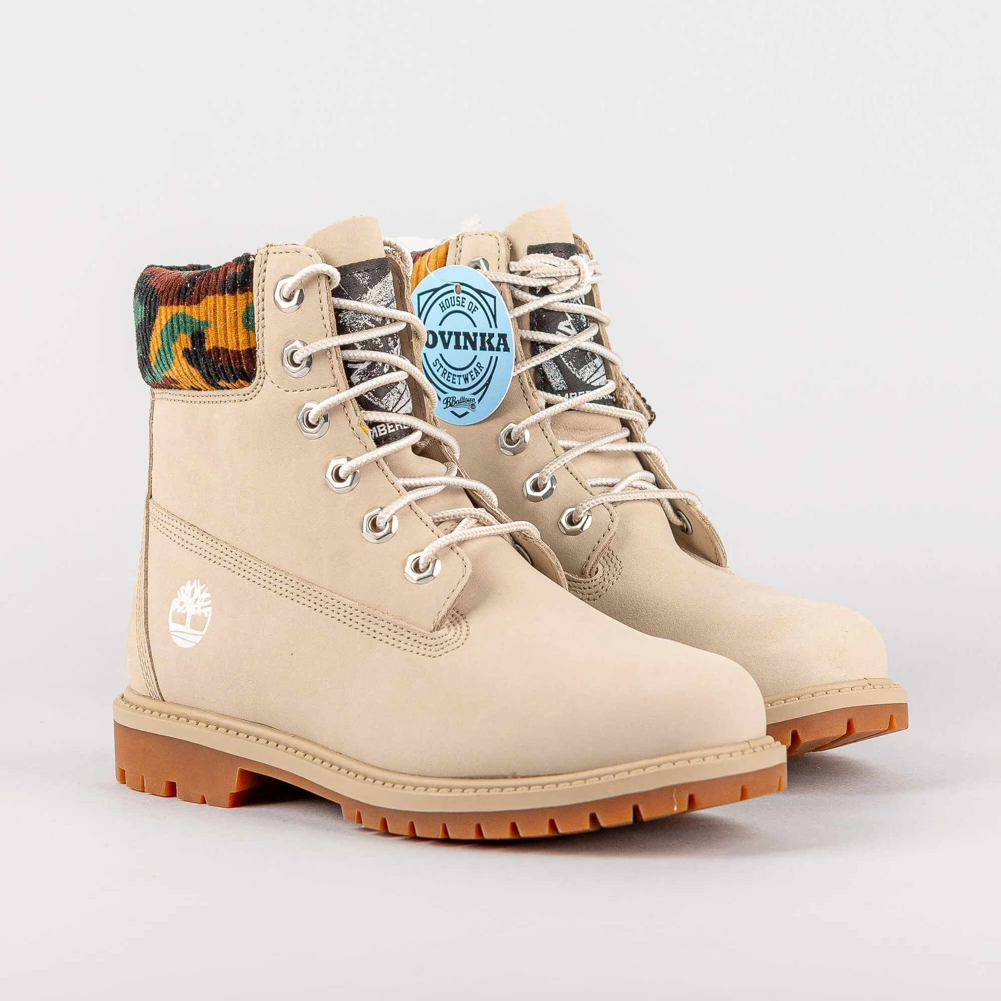 Dámske boty Timberland 6in Heritage Boot Cupsole - WMNS Pure Cashmere