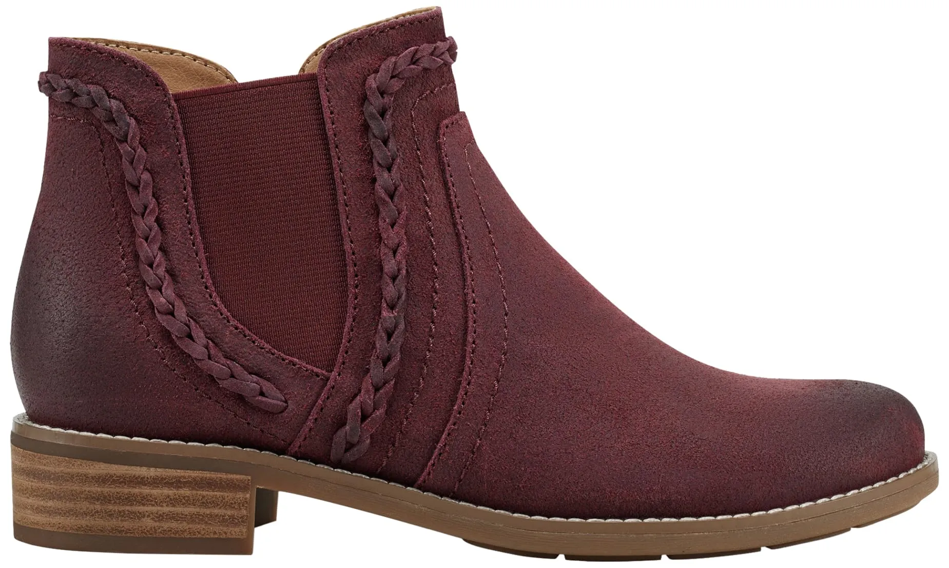 Earth? Women's NIKA Casual Bootie, Red 600, 9.5 M