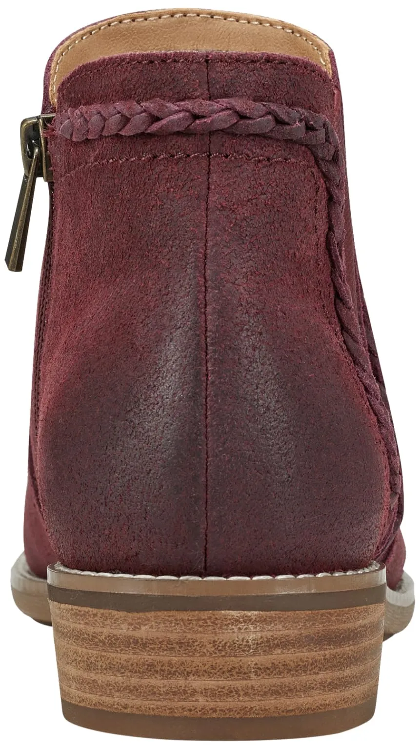 Earth? Women's NIKA Casual Bootie, Red 600, 9.5 M