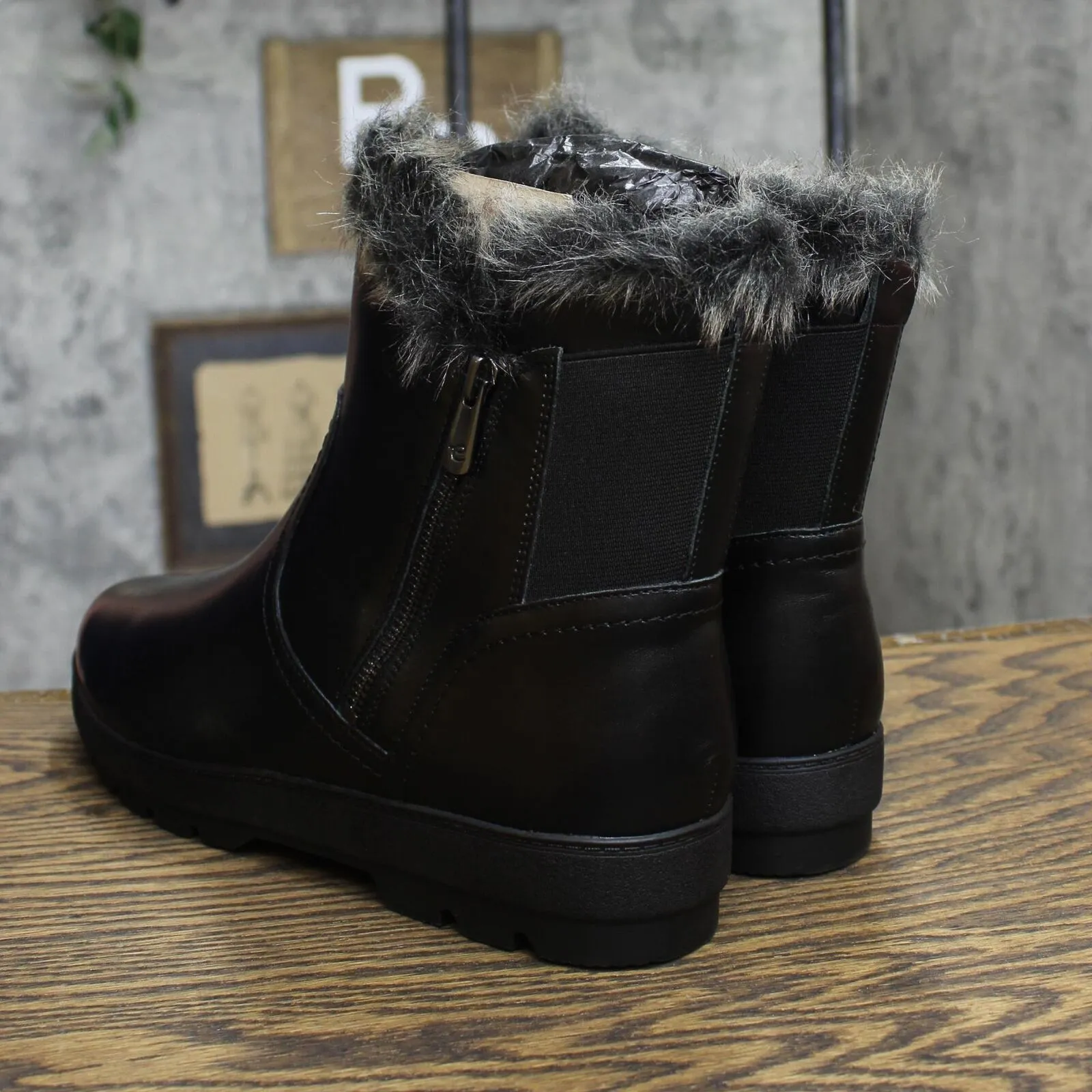 Easy Spirit Women's Adabelle Winter Booties Shoes SEADABELLE Black Leather 10W