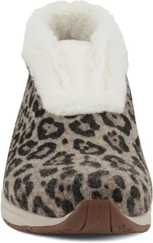 Easy Spirit Women's Treepose Faux Fur Lined Booties Leopard Brown 6.5M