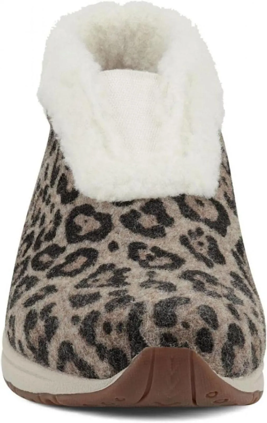 Easy Spirit Women's Treepose Faux Fur Lined Booties Leopard Brown 6.5M