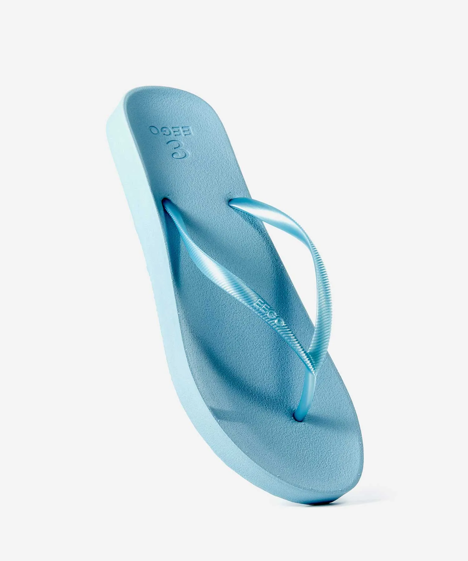EEGO Ladies Flip Flop, in Azure Blue
