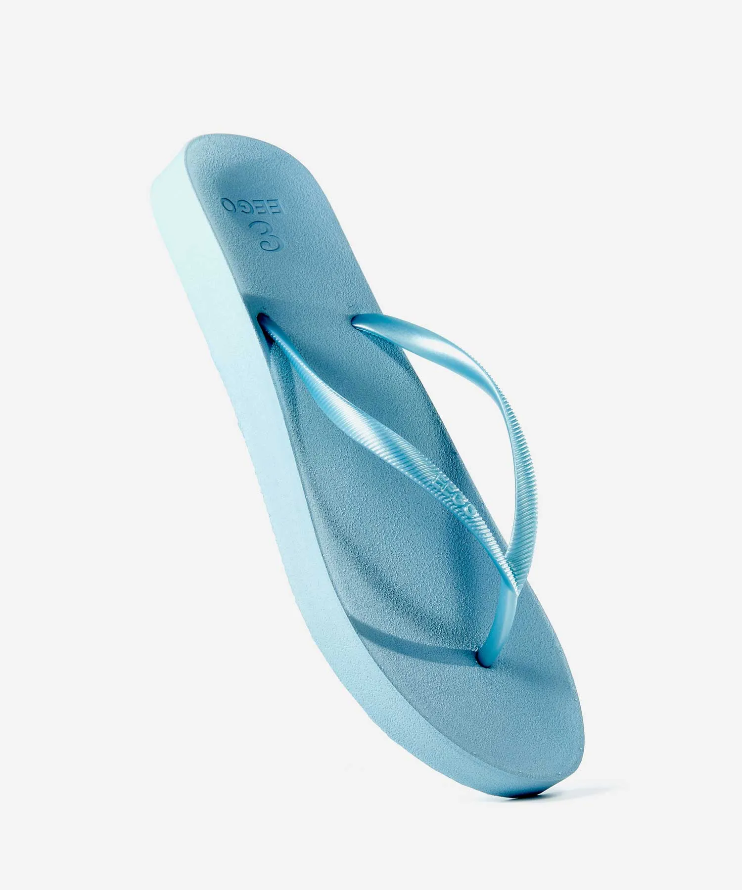 EEGO Ladies Flip Flop, in Azure Blue