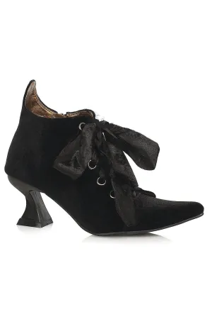 Ellie 301-CORDELIA 3" Heel Women's Velvet Witch Bootie