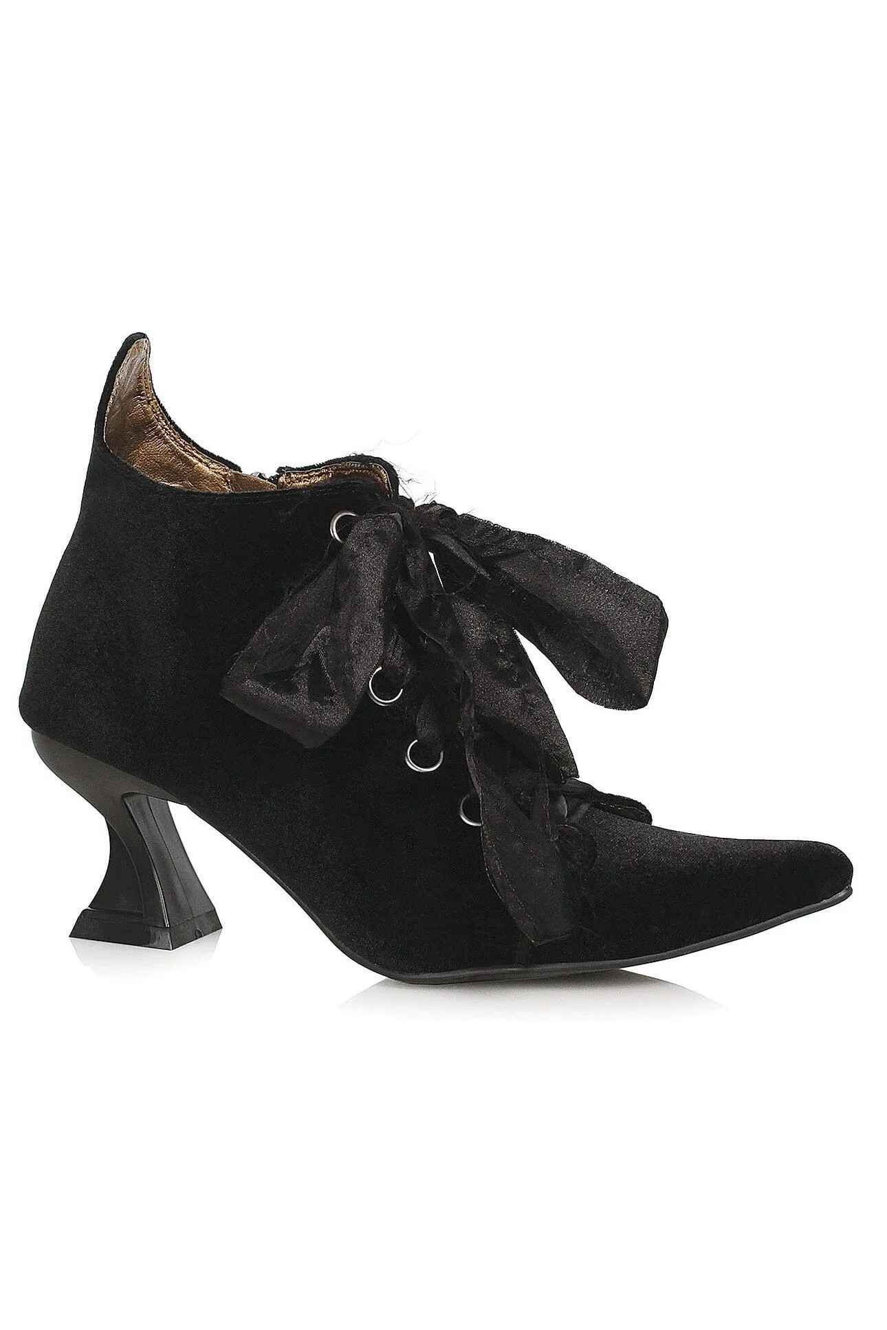 Ellie 301-CORDELIA 3" Heel Women's Velvet Witch Bootie
