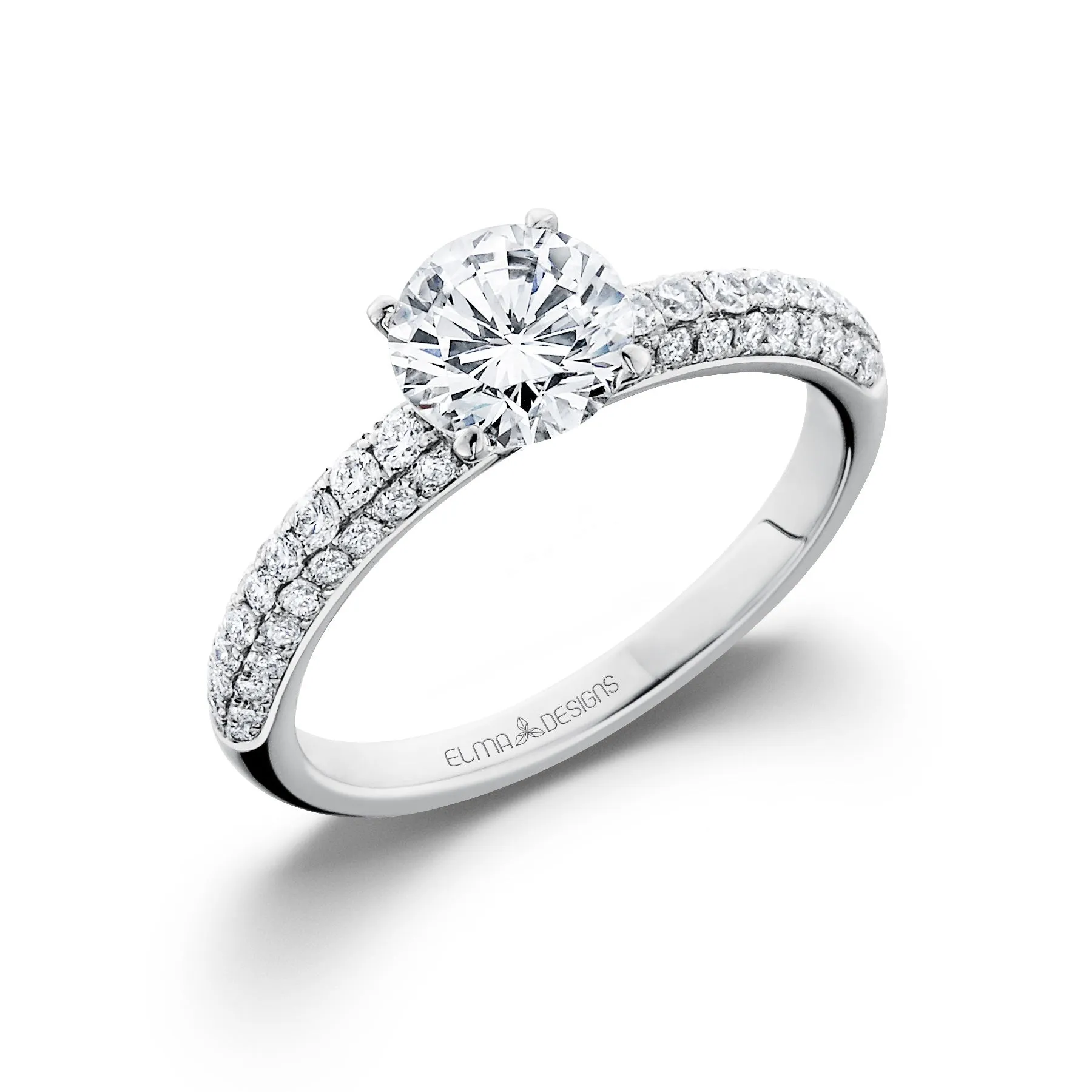 Elma Designs Diamond Engagement Ring