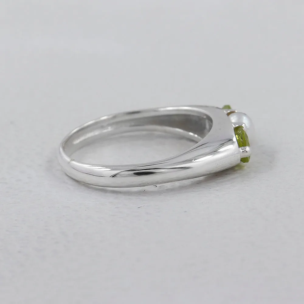 Emerald Gemstone Sterling Silver Rings