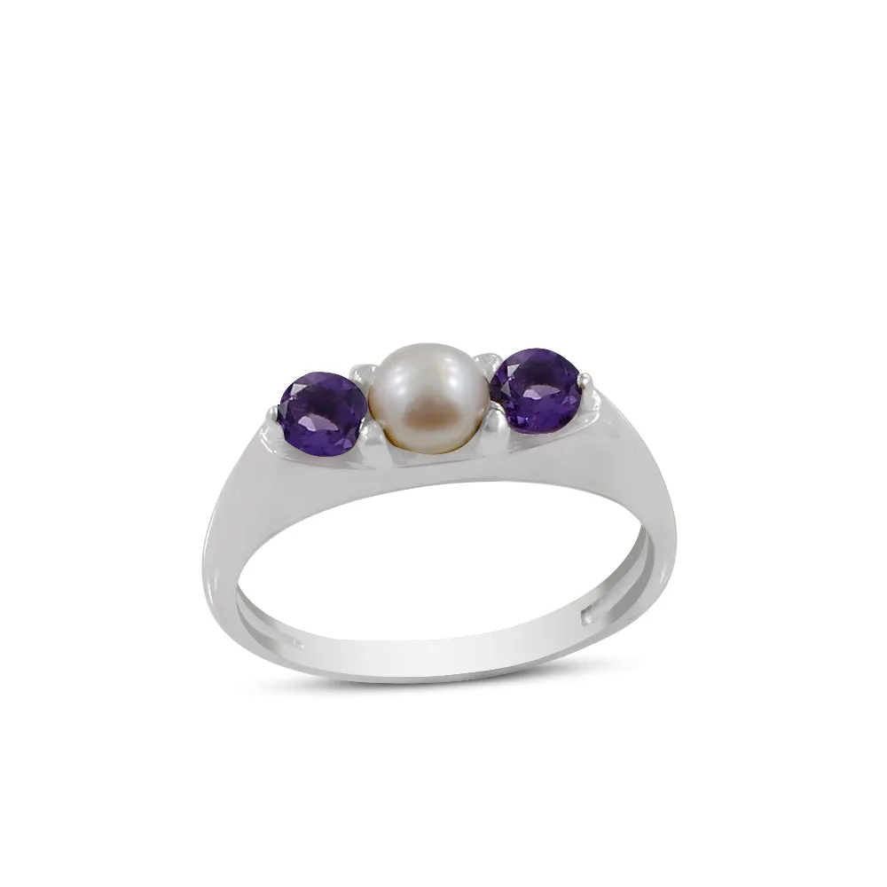 Emerald Gemstone Sterling Silver Rings