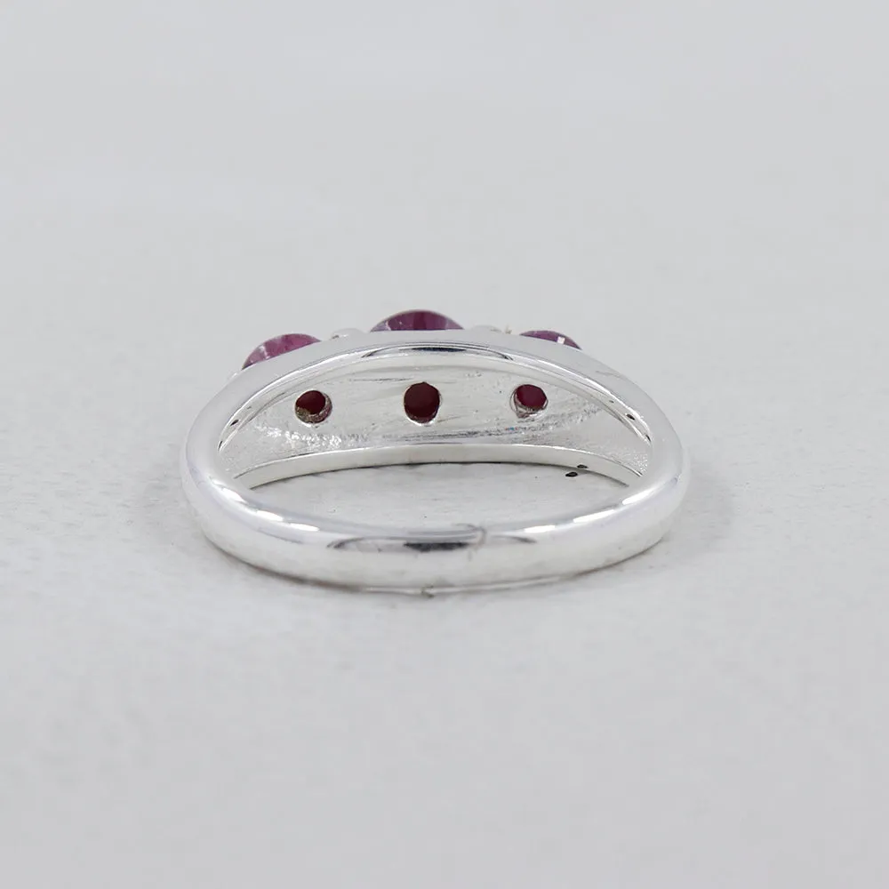 Emerald Gemstone Sterling Silver Rings