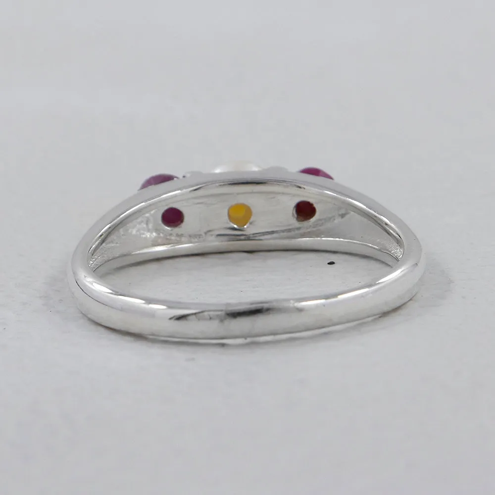Emerald Gemstone Sterling Silver Rings