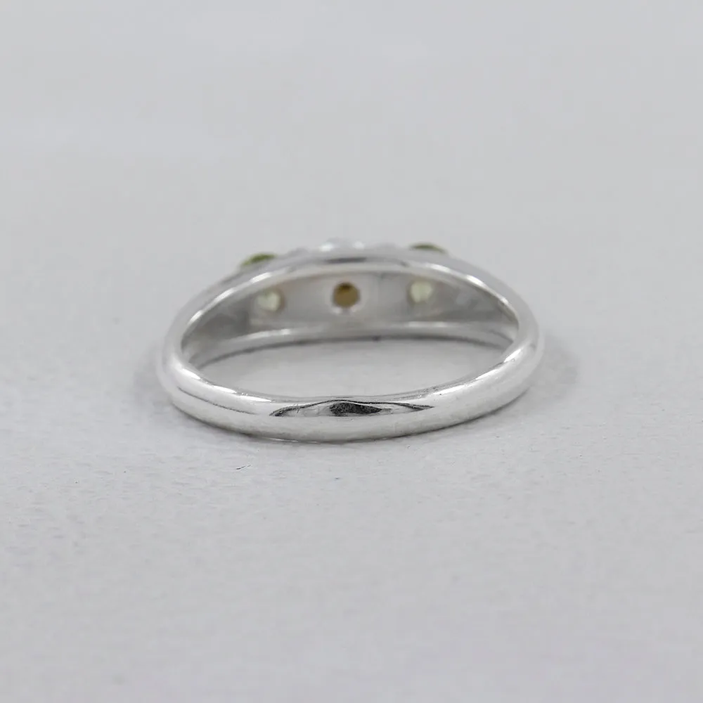Emerald Gemstone Sterling Silver Rings