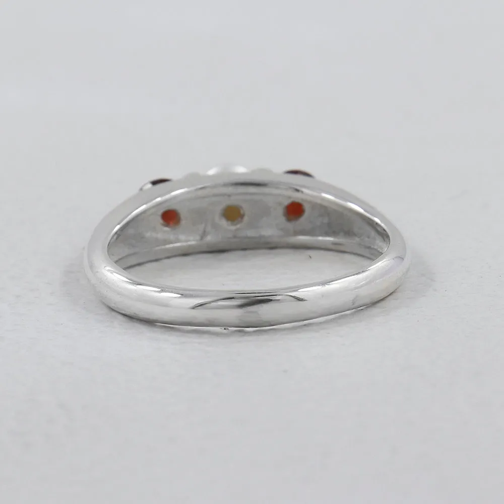 Emerald Gemstone Sterling Silver Rings