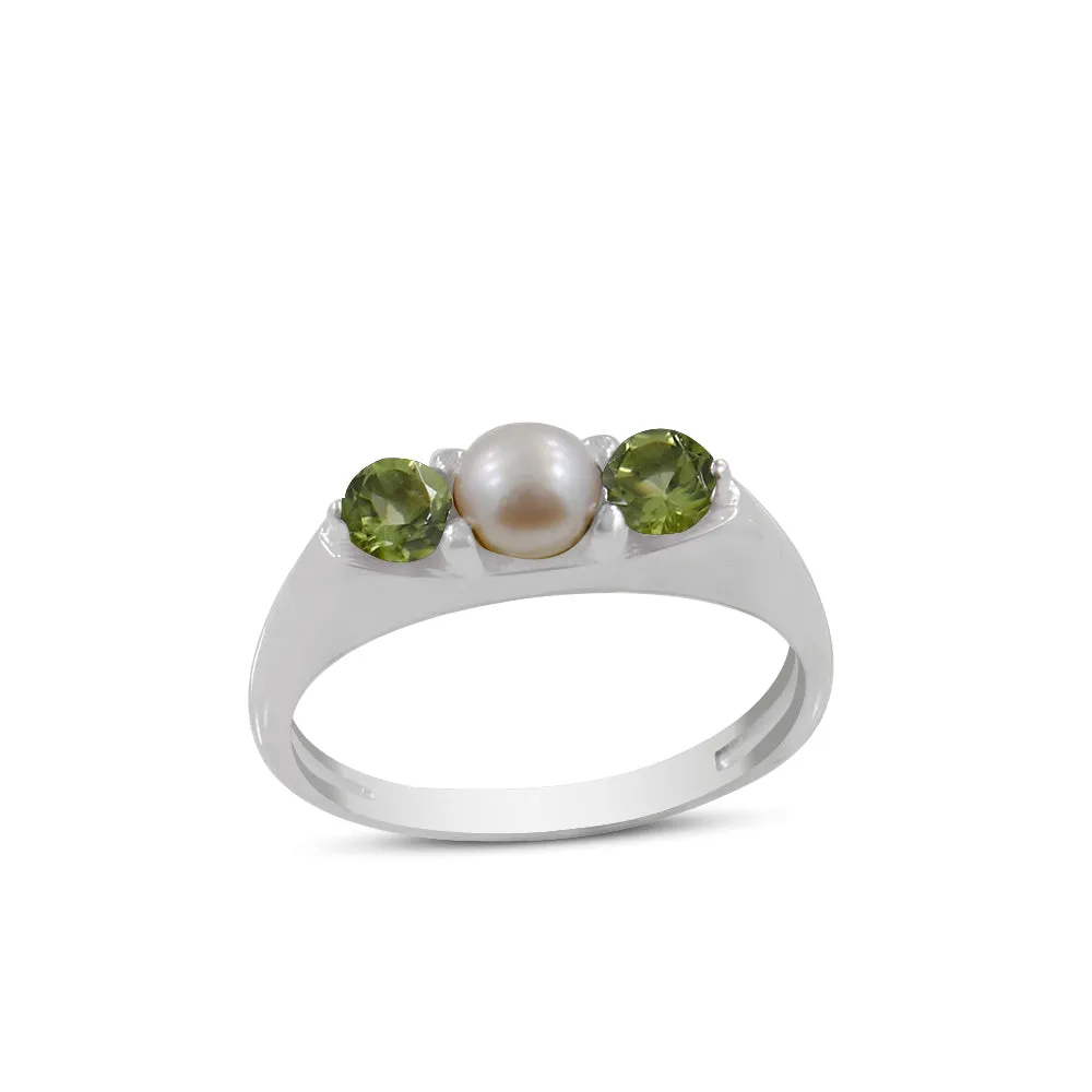Emerald Gemstone Sterling Silver Rings