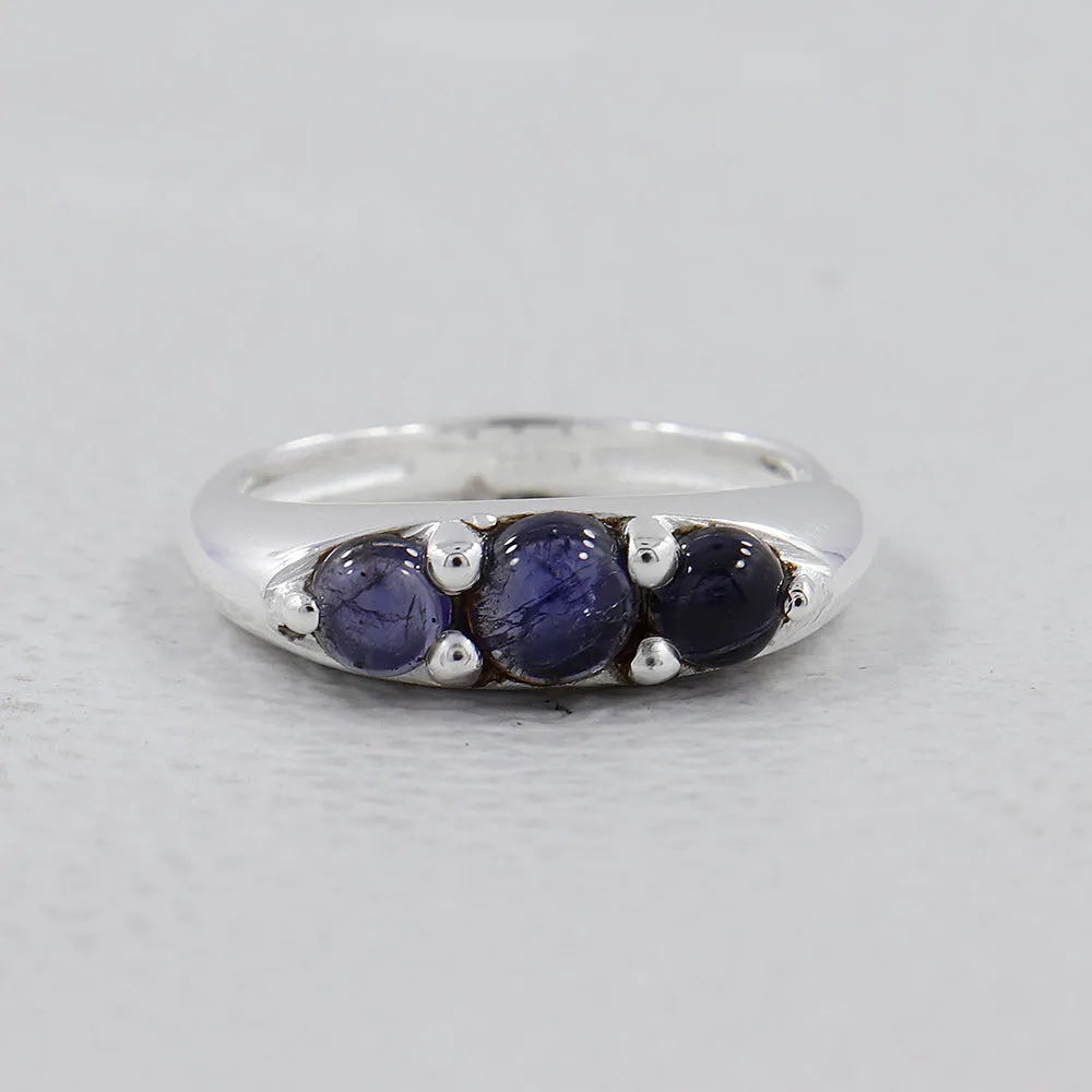 Emerald Gemstone Sterling Silver Rings