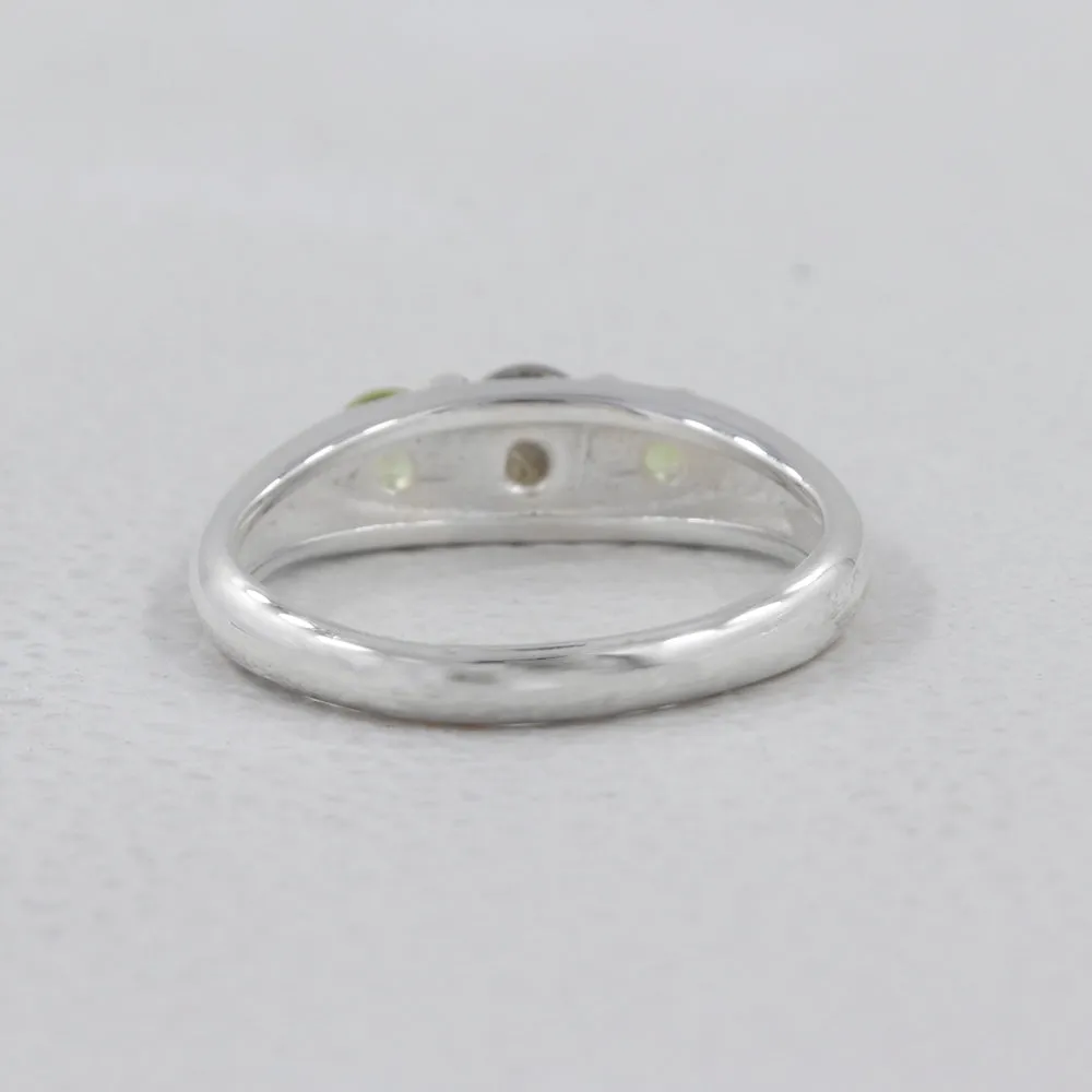 Emerald Gemstone Sterling Silver Rings