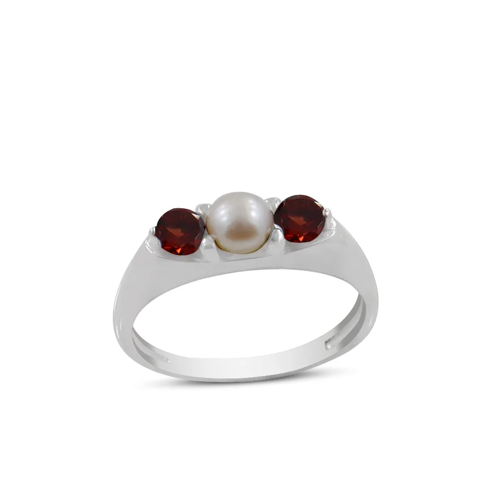 Emerald Gemstone Sterling Silver Rings
