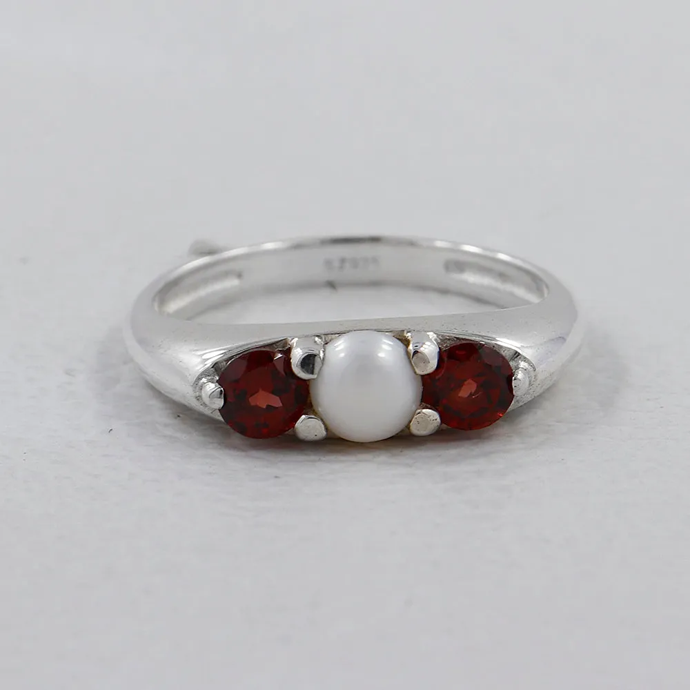 Emerald Gemstone Sterling Silver Rings