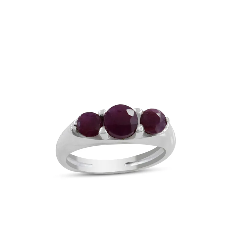 Emerald Gemstone Sterling Silver Rings
