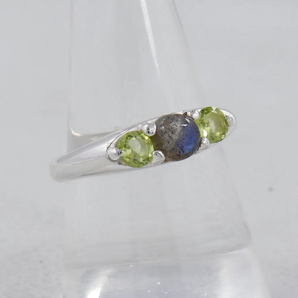 Emerald Gemstone Sterling Silver Rings