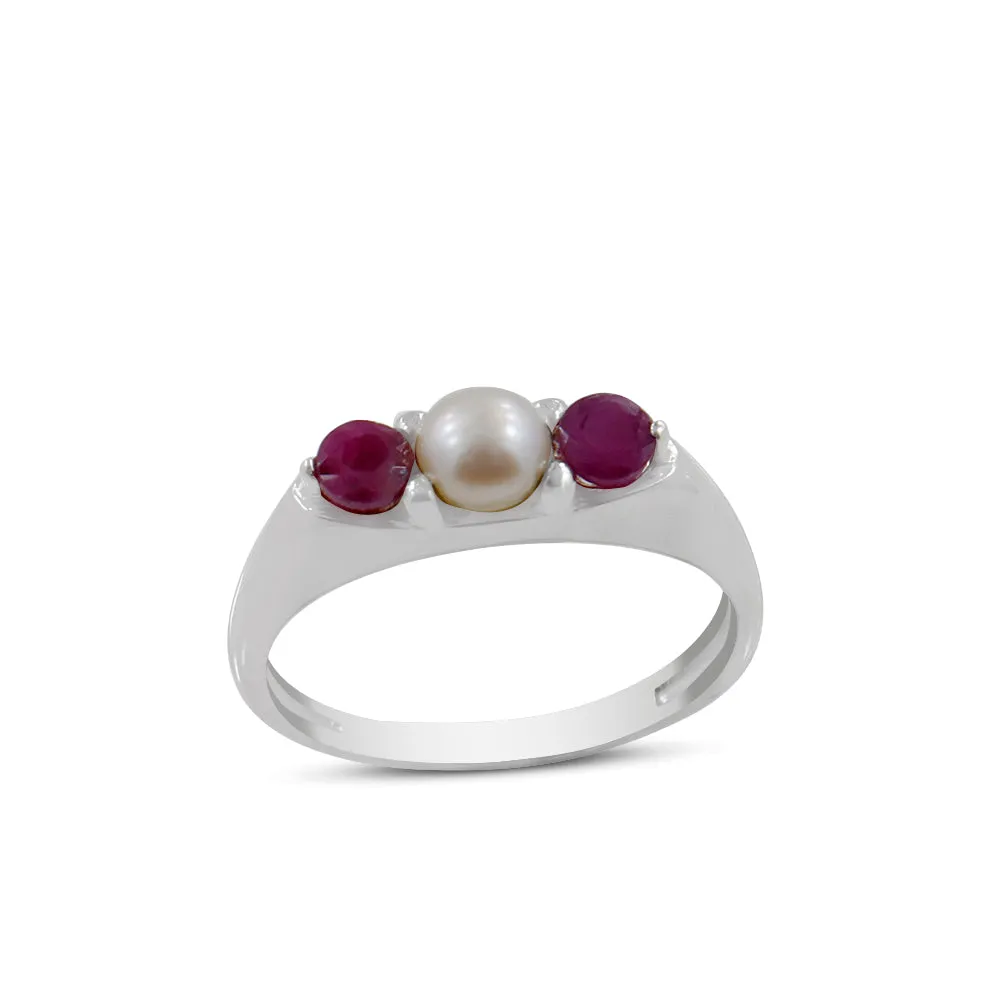 Emerald Gemstone Sterling Silver Rings