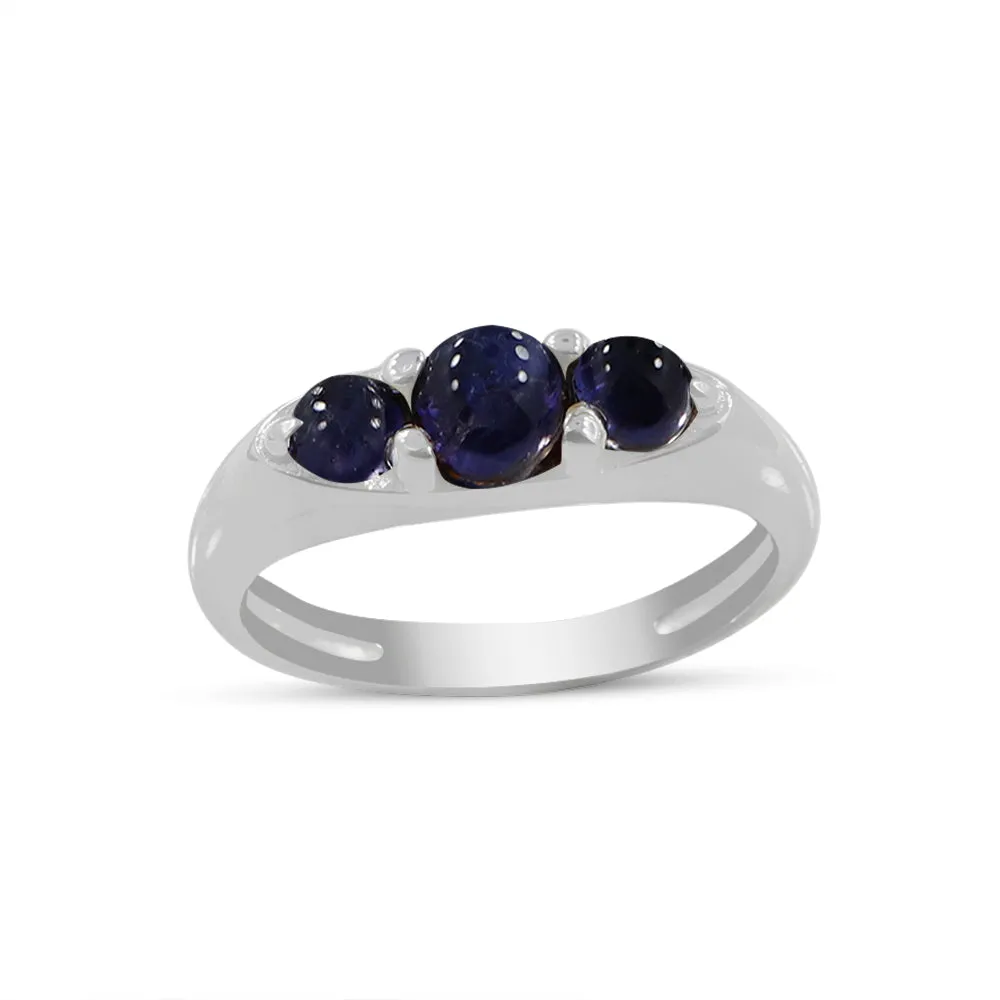Emerald Gemstone Sterling Silver Rings