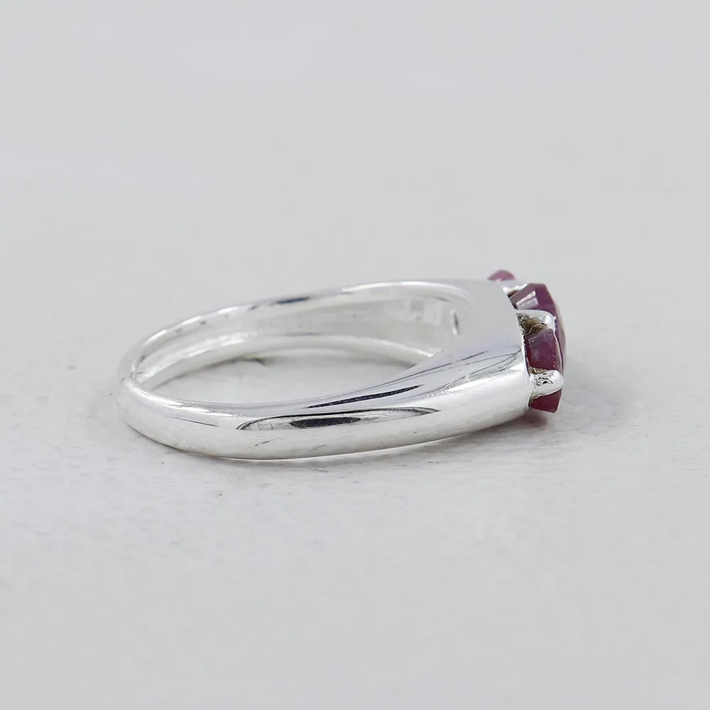 Emerald Gemstone Sterling Silver Rings