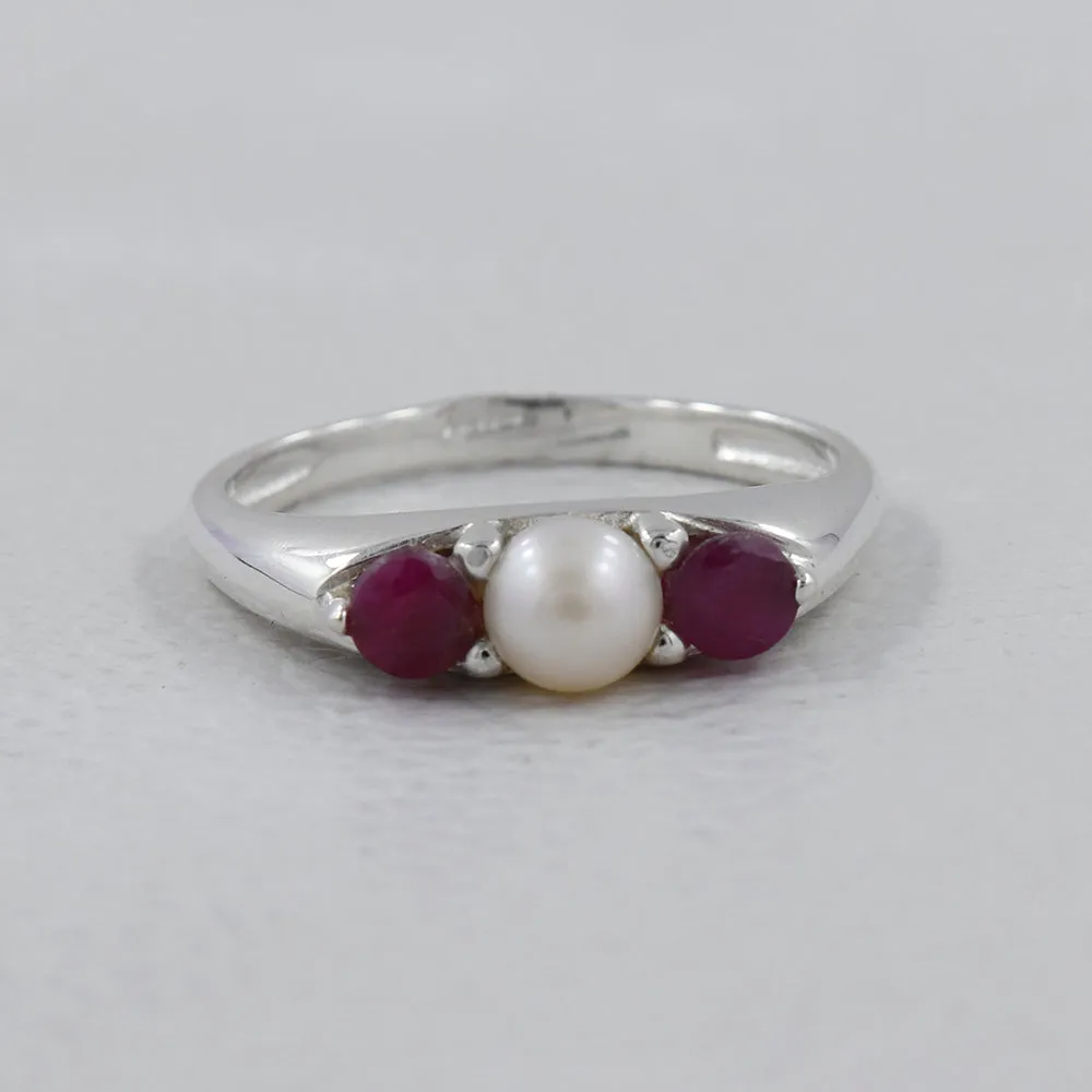 Emerald Gemstone Sterling Silver Rings