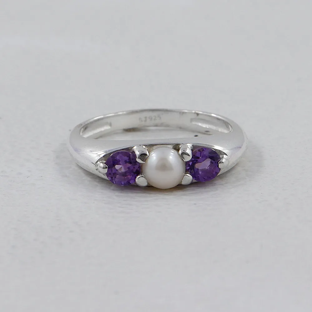 Emerald Gemstone Sterling Silver Rings