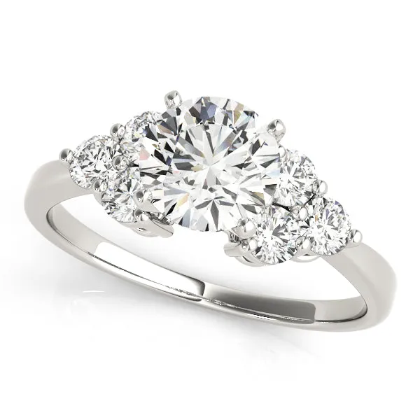 Engagement Rings Cluster Sides - TN82751