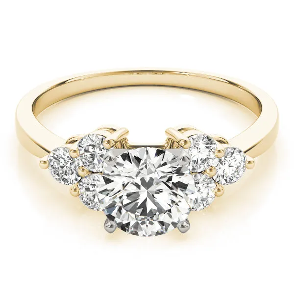 Engagement Rings Cluster Sides - TN82751