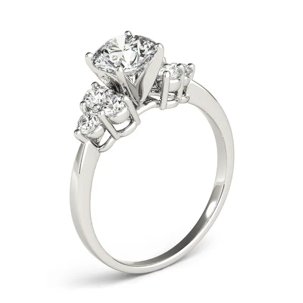 Engagement Rings Cluster Sides - TN82751