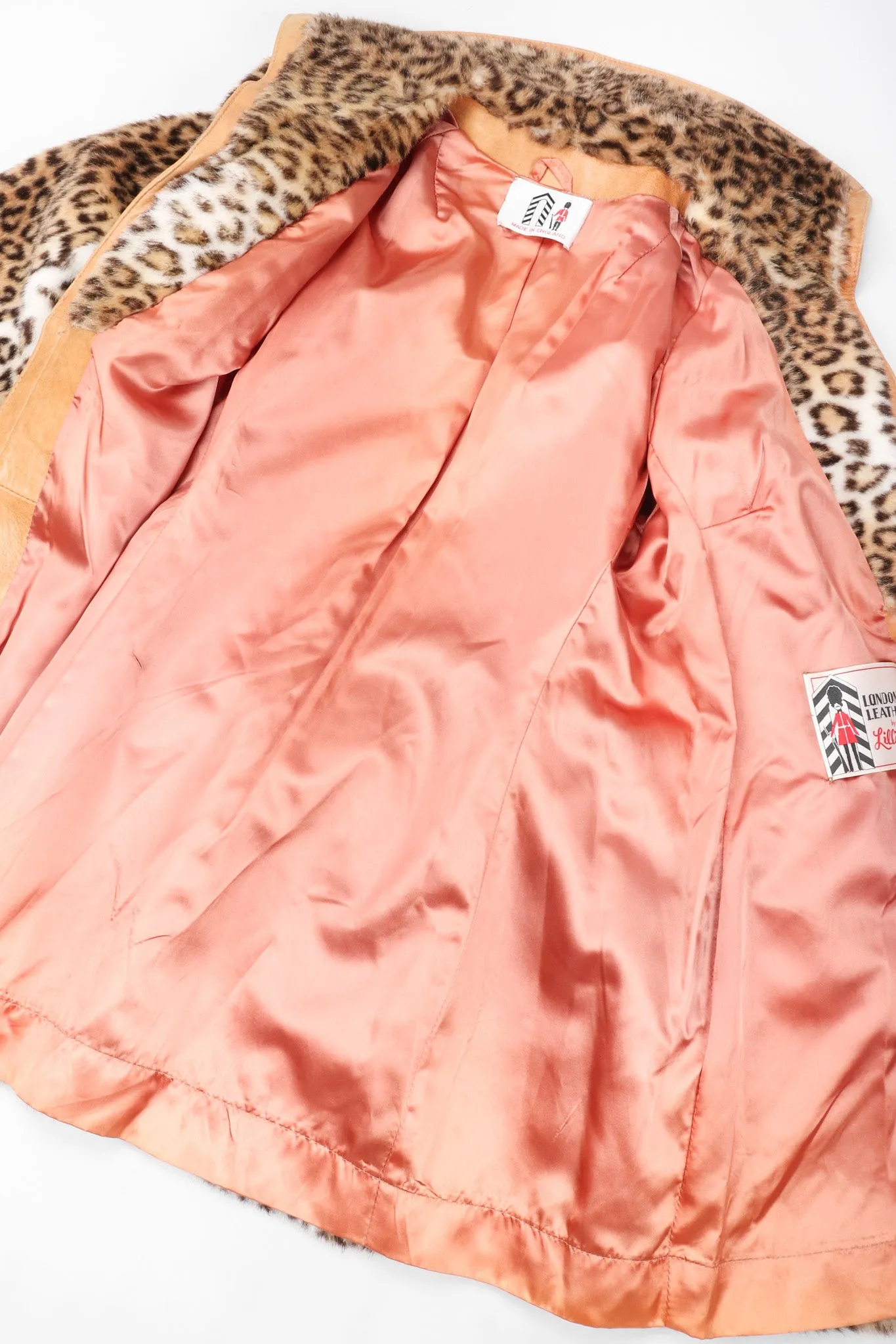 Faux Cheetah Wrap Coat