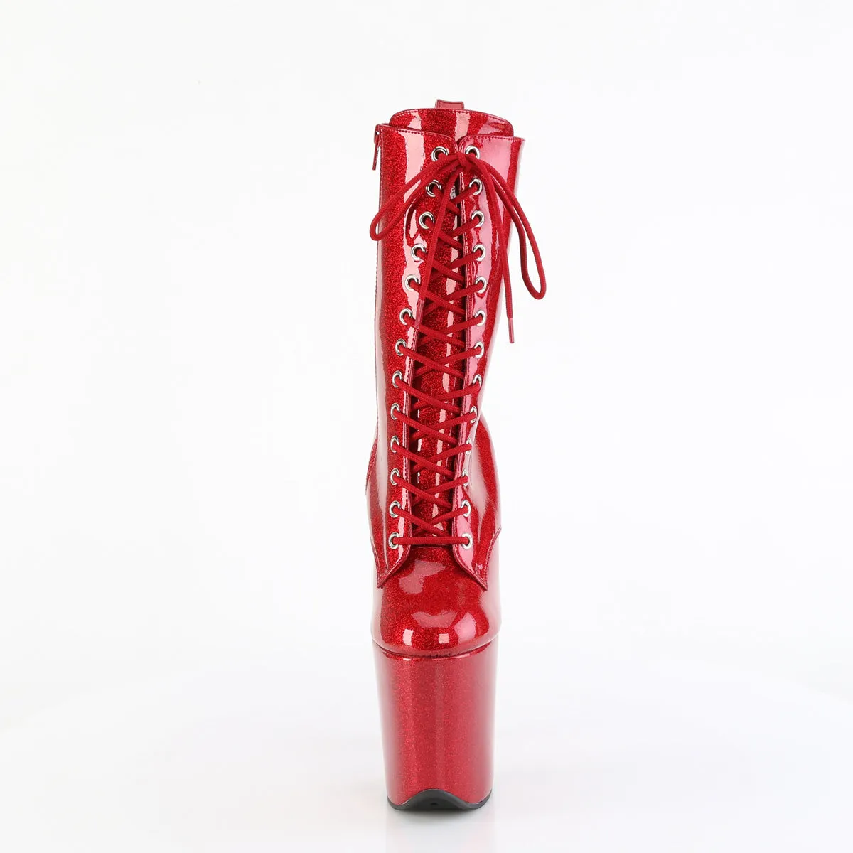 FLAMINGO-1040GP  Ruby Red Glitter Patent/M