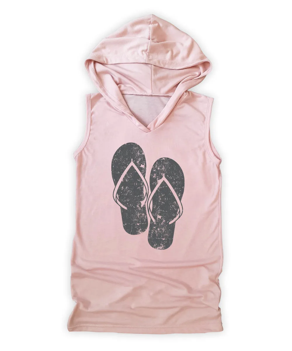 Flip Flops Lightweight Swim Cover-Up