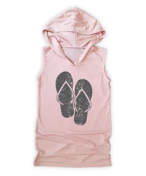 Flip Flops Lightweight Swim Cover-Up