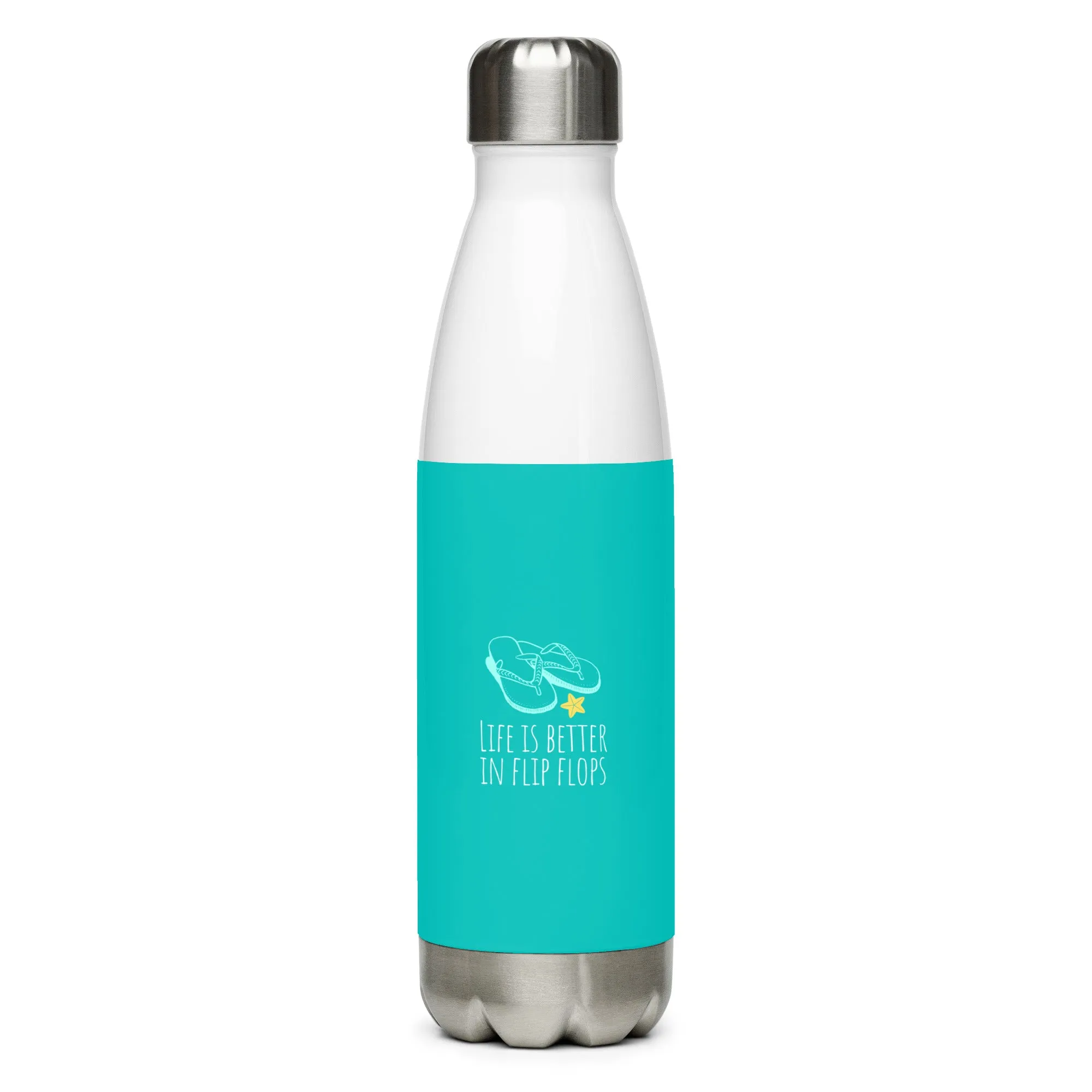 Flip-Flops Paradise Stainless Steel Water Bottle
