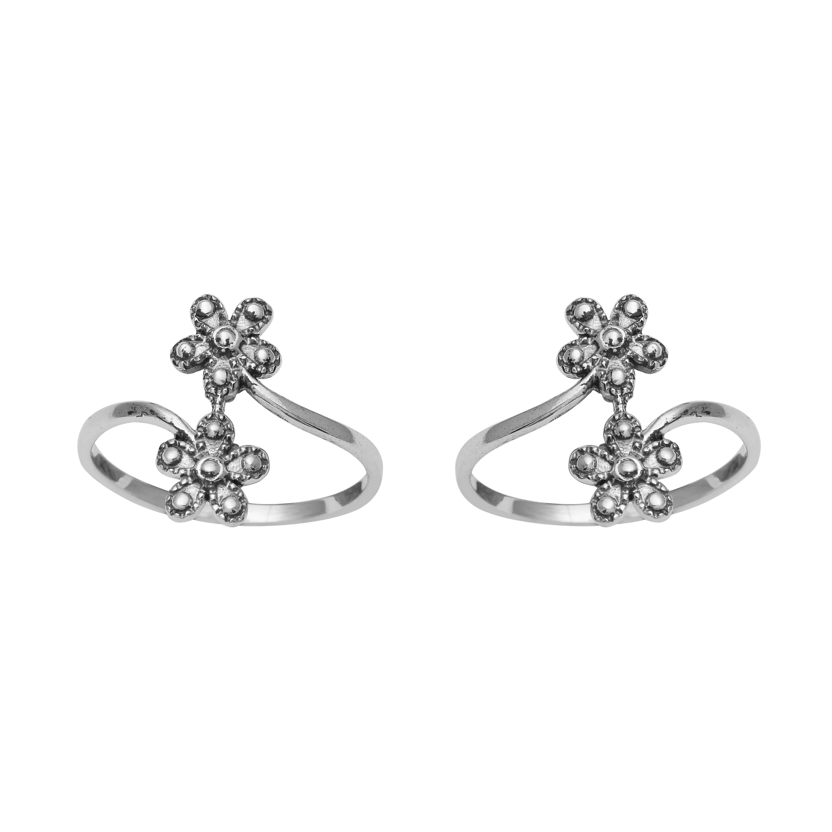 Floral Style Comfortable Toe Ring