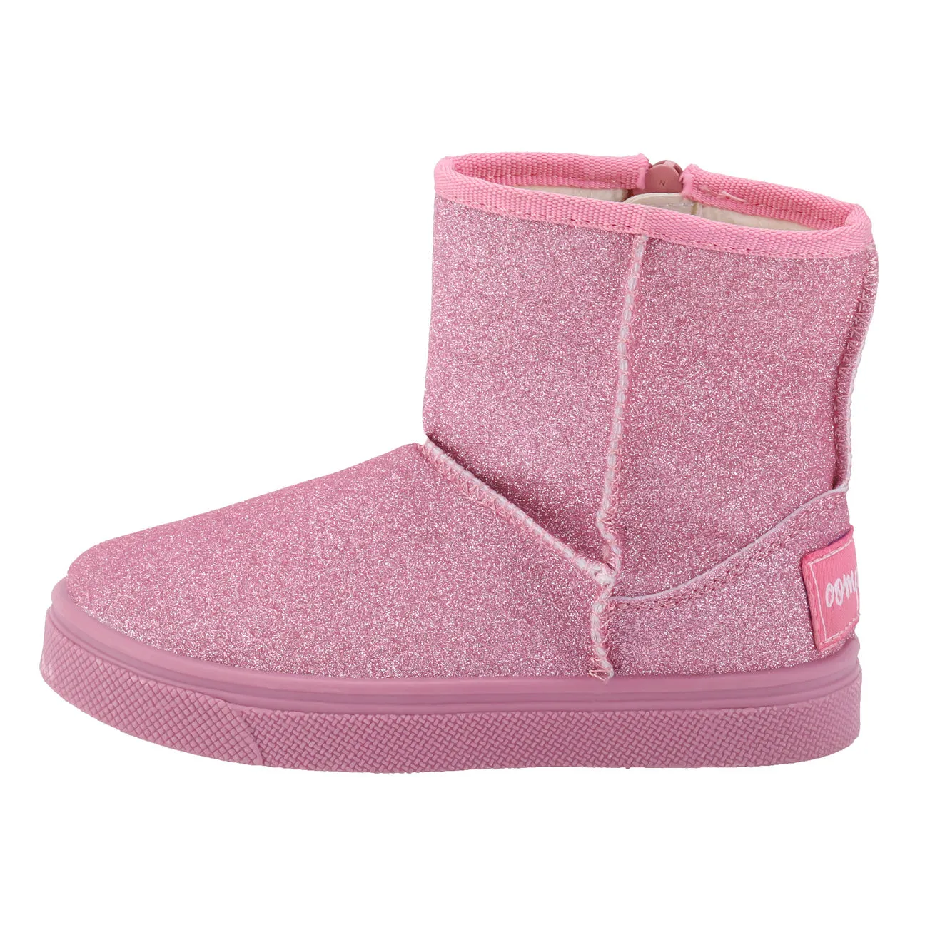 Frost Pull-On Boot | Pink Glitter