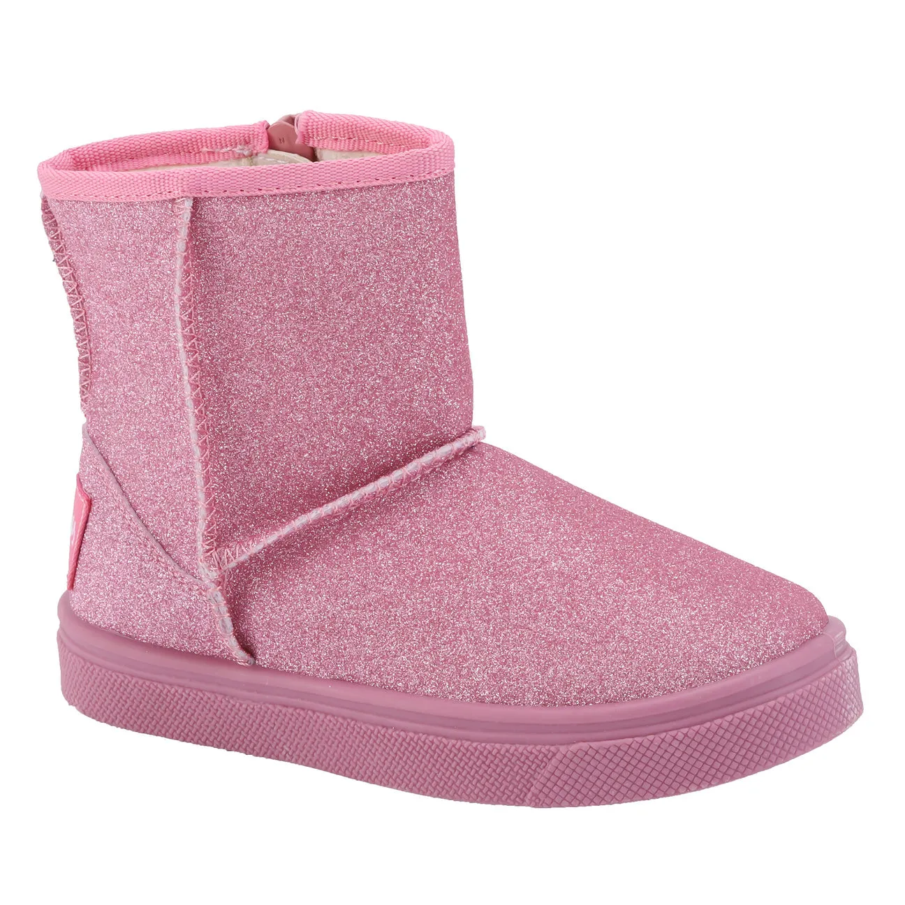 Frost Pull-On Boot | Pink Glitter