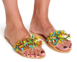 Garden of Eden flat suede sandal
