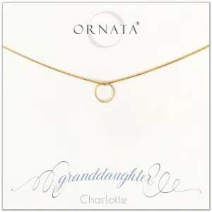 Gold Filled “Granddaughter” Generations Necklace