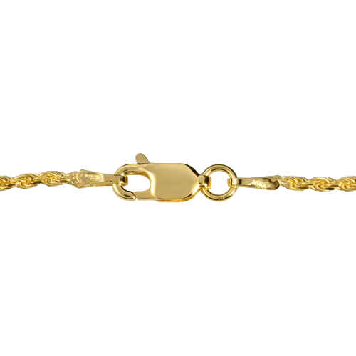 Gold-Filled Rope Chain
